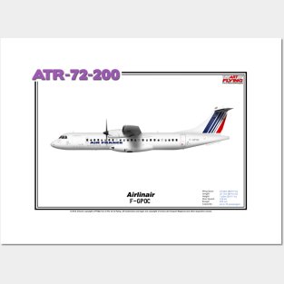 Avions de Transport Régional 72-200 - Airlinair (Art Print) Posters and Art